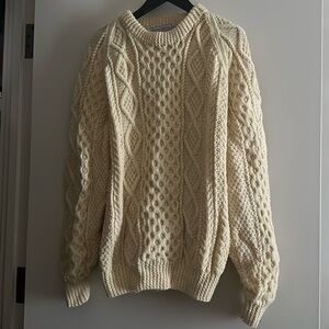 Vintage Authentic Irish Wool Sweater size L